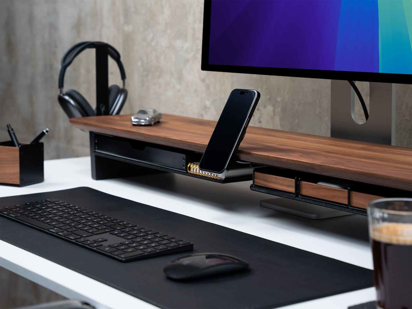 Setup Cockpit Monitorständer Large - Massivholz