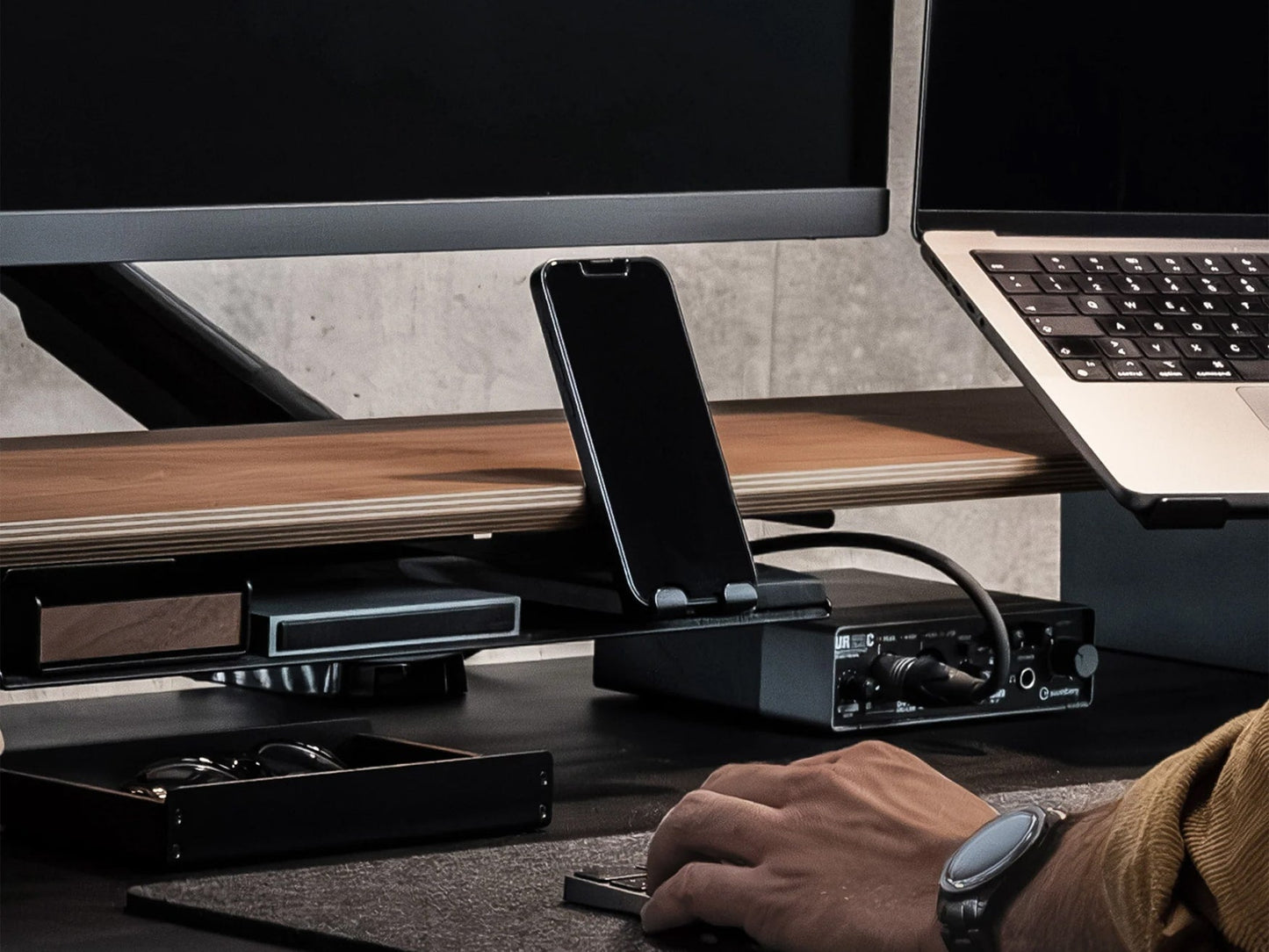 Handyhalter für Setup Cockpit